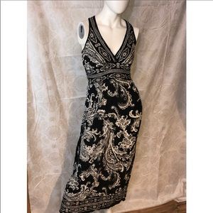 Black and white summer dress